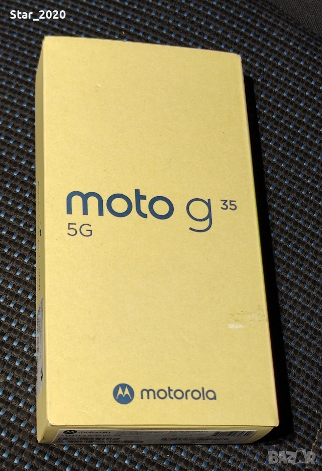 Motorola Moto G35 5G - midnight black 256 GB / 4 GB RAM , снимка 1