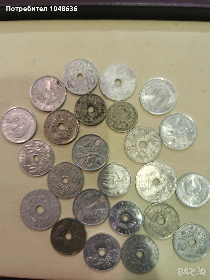 Гръцки драхми и лепти, снимка 1