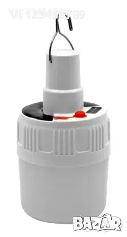 Соларна къмпинг лампа 80W за окачване с няколко режима на осветление, снимка 1