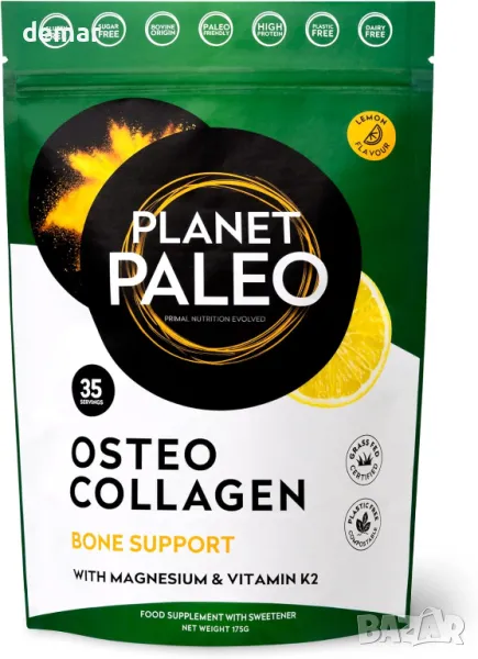 Planet Paleo Osteo Колаген на прах за здраве на костите (175гр,35 порции) Говежди колагенови пептиди, снимка 1