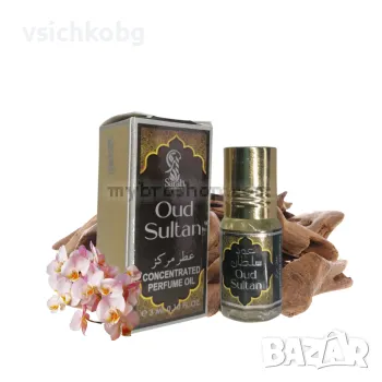 Арабско парфюмно масло OUD SULTAN от SARAH 3 ml ориенталски, роза, уд, кашмир, дървесни, снимка 1