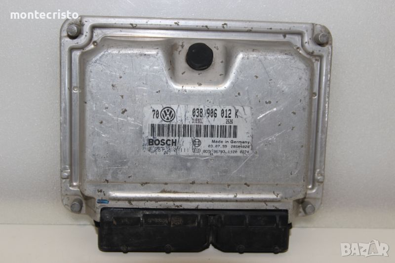 Моторен компютър ECU VW Golf 4 (1998-2004г.) 038 906 012 K / 038906012K / 0 281 010 111 / 0281010111, снимка 1