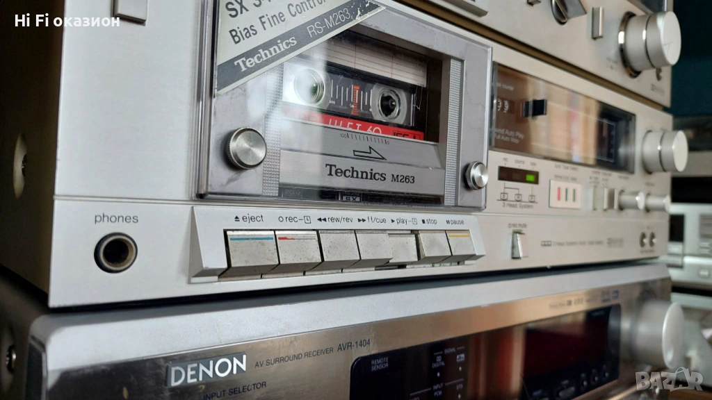 Stereo Cassette Deck Technics RS-M263    3 Глави, снимка 1