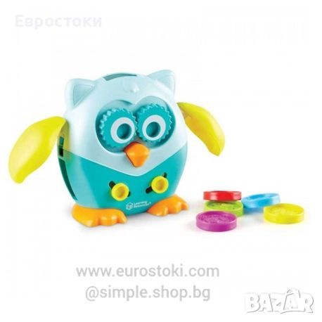 Детска играчка за фина моторика Сова - Learning Resources Hoot the Fine Motor Owl, снимка 1