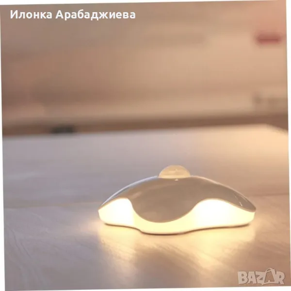 LED сензорна нощна лампа за стая, гардероб, шкаф с usb - "motion detection", снимка 1