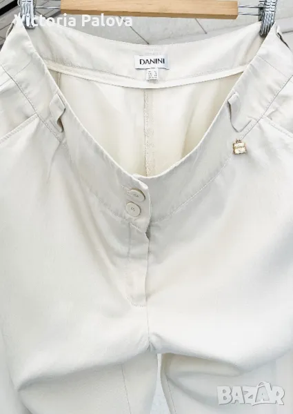 Красив панталон DANINI светъл беж, снимка 1