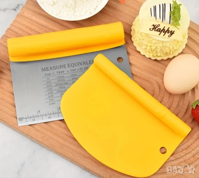 Комбиниран нож 2 в 1 за рязане на тесто , снимка 1