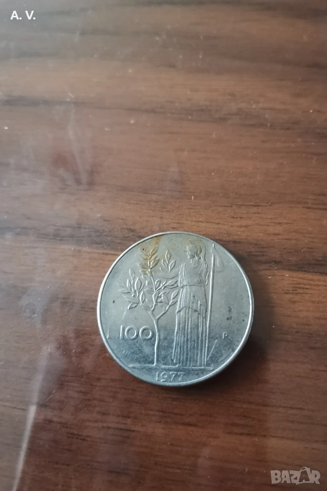 100 лири Италия , снимка 1