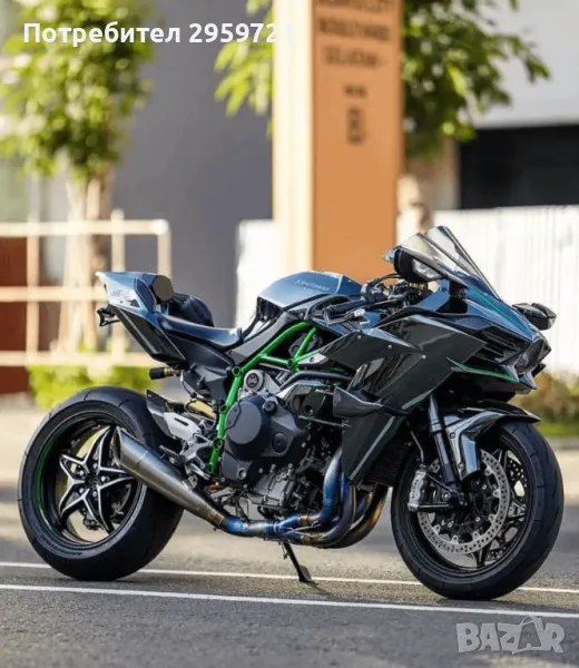 Kawasaki ninja h2 turbo tail, кавазаки н2 турбо опашка, снимка 1