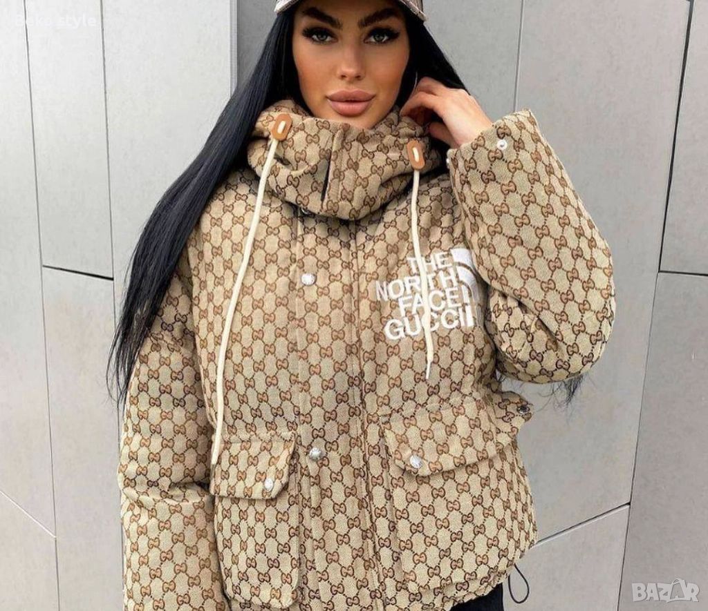 Дамско зимно яке GUCCI x The North Face , снимка 1
