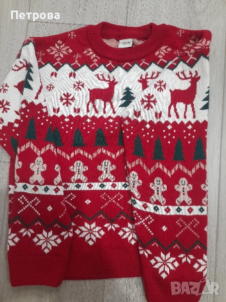 Детски Коледен пуловер, снимка 1