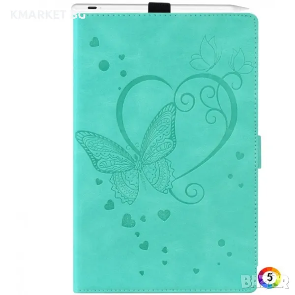 Apple iPad Pro 13 2024 Butterfly Кожен Калъф и Протектор, снимка 1