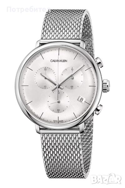 Луксозен мъжки часовник Calvin Klein Swiss Made, снимка 1