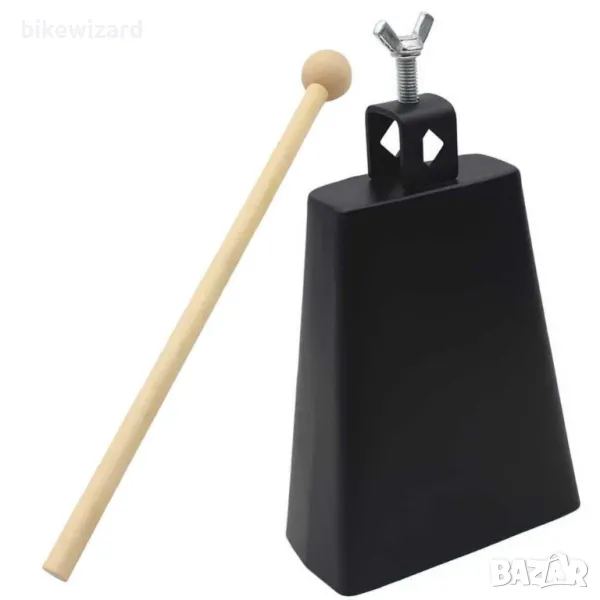 Tbest Cowbell Drum Kit, Cowbell камбана метална 6-инчова НОВА, снимка 1