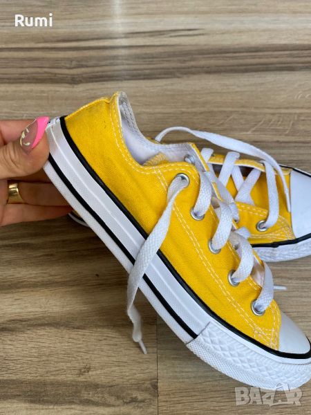 Оригинални жълти юношески кецове Converse ! 33,5 н, снимка 1