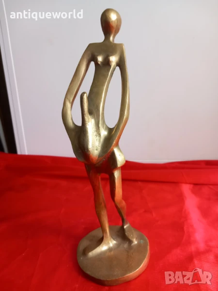 АВТОРСКА Бронзова  Пластика , Статуетка , Фигура, снимка 1