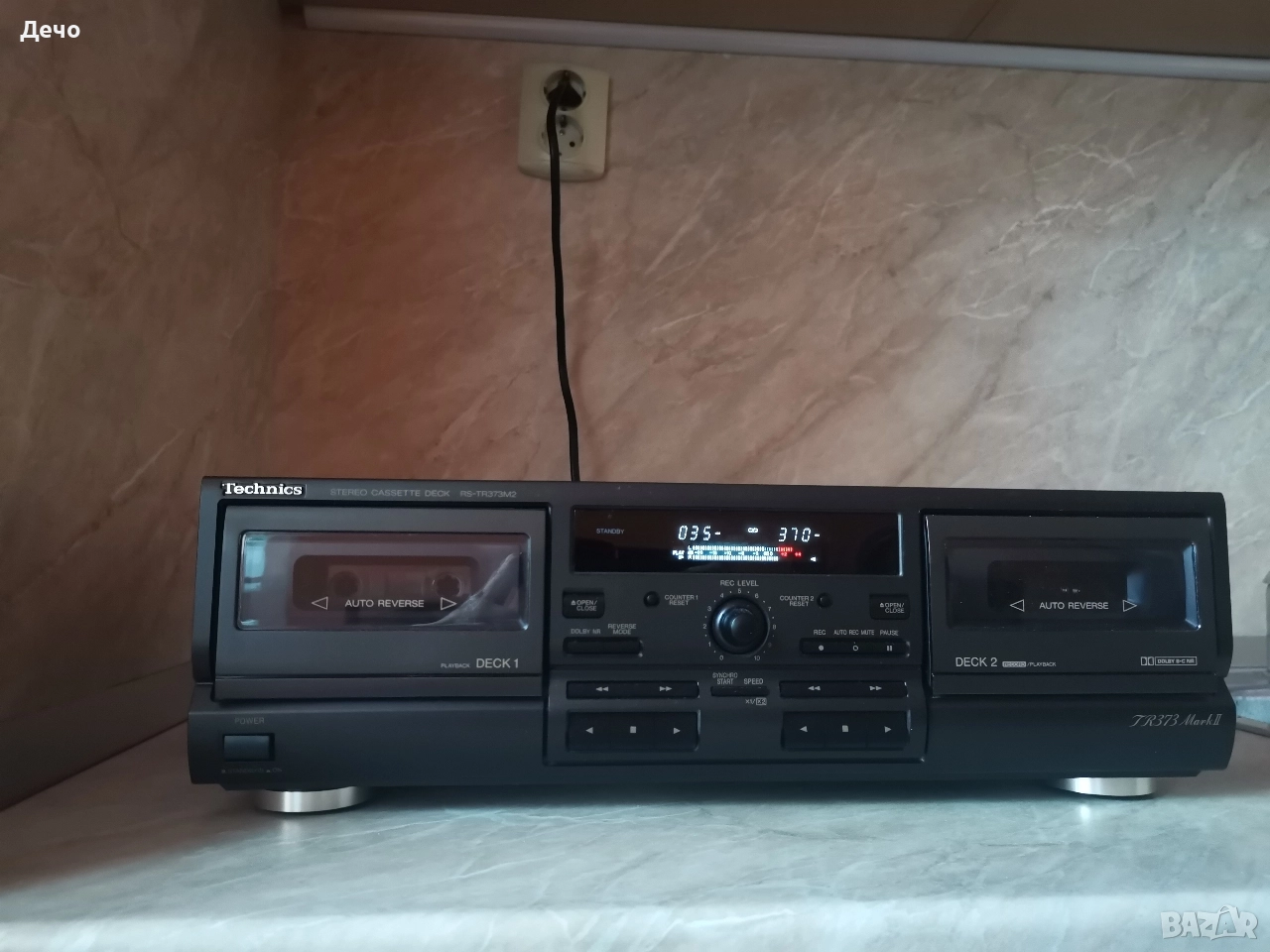 Касетен дек Technics tr373 mark2 , снимка 1