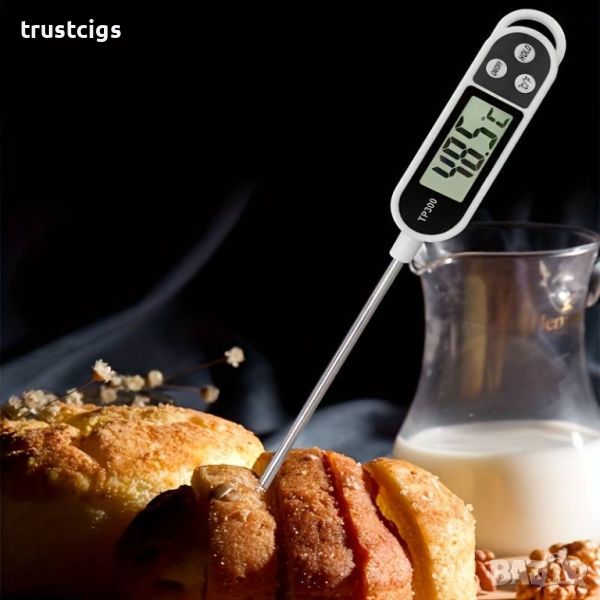 Термометър с шиш за храни и напитки, снимка 1