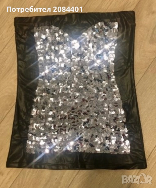 Tоп с пайети S размер, снимка 1