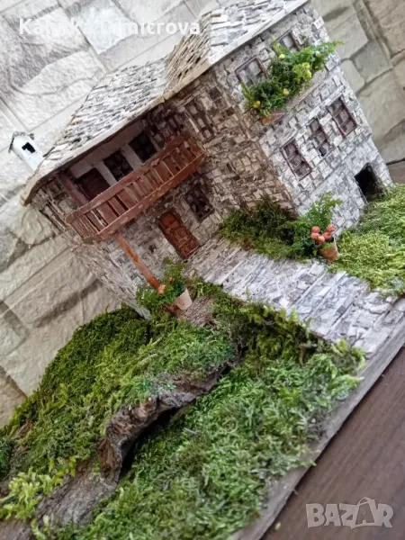 Макет на родопска къща-ръчна изработка., снимка 1