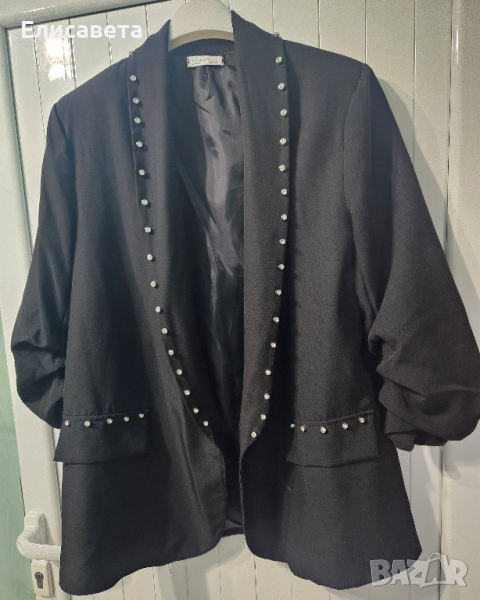 Дамско черно сако , снимка 1