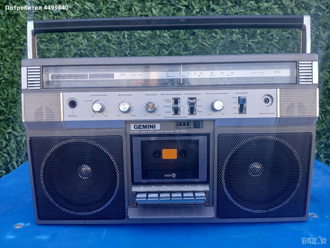 ПРОДАВАМ ЧИСТОКРЪВЕН ЯПОНЕЦ ( GEMINI TCR- 8950EE JAPAN) , снимка 1