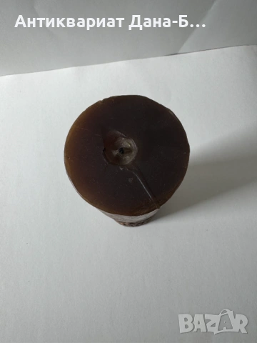 Ретро декоративна свещ с етно мотиви – Стилизирано „Слънчево лице“, Винтидж арт, снимка 2 - Антикварни и старинни предмети - 54238179