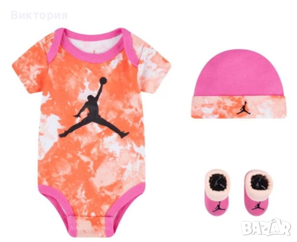 Боди за бебе Nike Jordan , снимка 2 - Бодита за бебе - 45035241