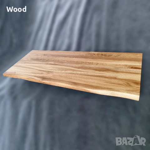 Масивен дъбов плот 200x85x40, масло, “жив ръб, снимка 4 - Маси - 53126172