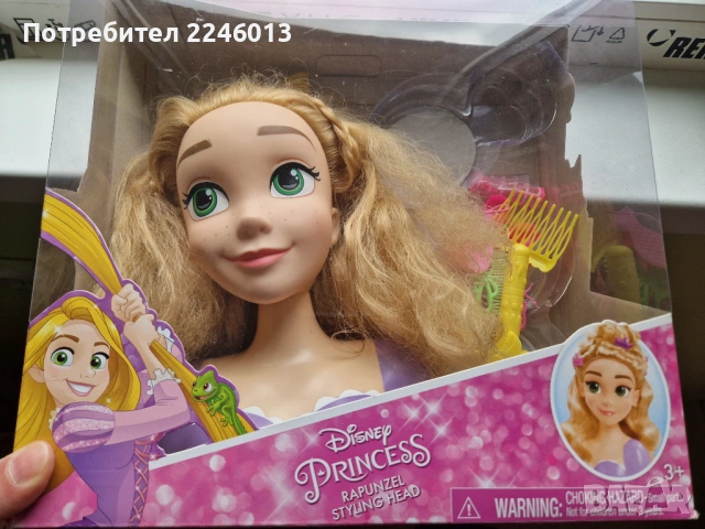 Кукла за прически Disney Рапунцел