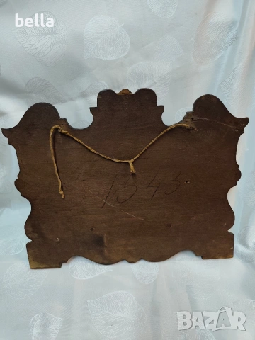 Антикварен стенен държач за вестници и списания (края на XIX / началото на XX век)., снимка 3 - Антикварни и старинни предмети - 53836157