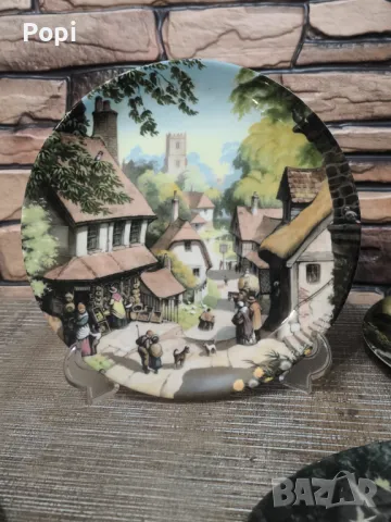 Колекционерски  чинии Coalport , снимка 4 - Антикварни и старинни предмети - 48956608