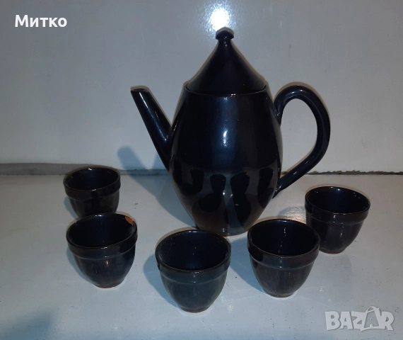 Ретро керамични Битови сервизи за ракия и вино, снимка 14 - Сервизи - 52860914