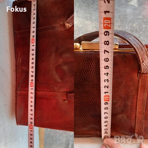 Маркова дамска чанта със забележки, снимка 7 - Антикварни и старинни предмети - 53490720