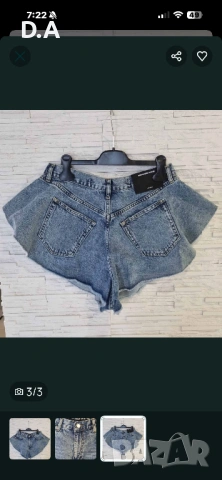 Wang  дънкови панталонки, снимка 5 - Къси панталони и бермуди - 37130202