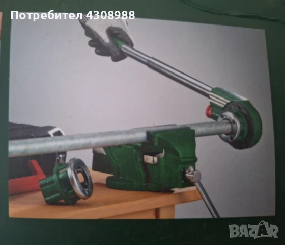 винторез за тръби на Парксайд Чисто нов комплект , снимка 4 - Куфари с инструменти - 51085136