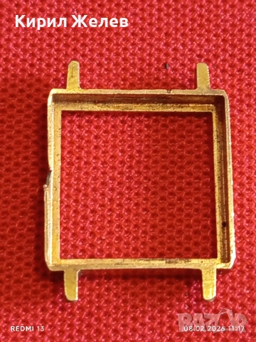 Пизлатена рамка от дамски часовник СССР за КОЛЕКЦИЯ 53636, снимка 4 - Антикварни и старинни предмети - 53399764