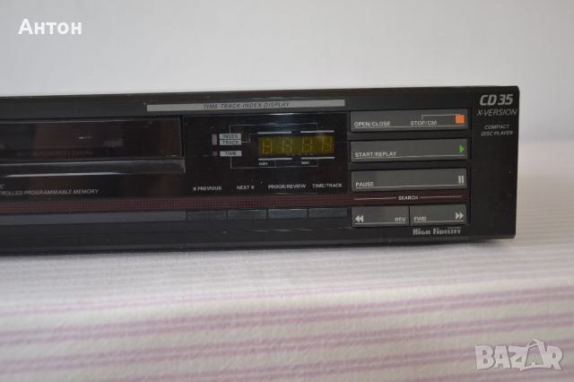 Cd player Grundig CD 35 X-version с DAC TDA1541, снимка 4 - Ресийвъри, усилватели, смесителни пултове - 46695336