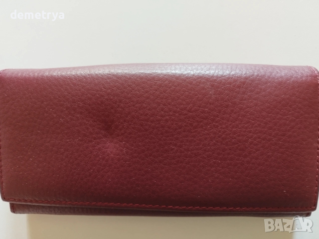 Дамски портфейл от естествена кожа , снимка 2 - Портфейли, портмонета - 53768510