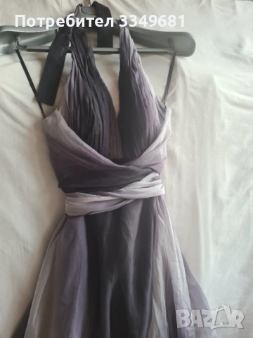 Официална копринена рокля 