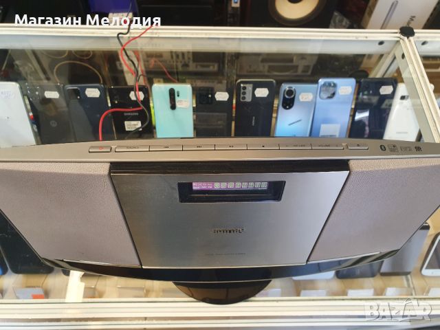Аудиосистема Philips BTM2056 със вградени колони. Има радио, диск, usb и bluetooth. Има дистанционно, снимка 5 - Аудиосистеми - 45510323