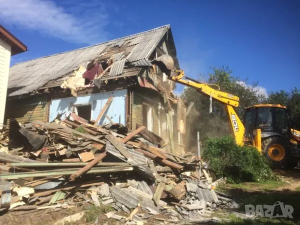 СЪБАРЯНЕ на стари КЪЩИ -ИЗВОЗВАНЕ на отпадъците -РАЗЧИСТВАНЕ.... Услуги с различна Строителна техник, снимка 8 - Други ремонти - 32812617