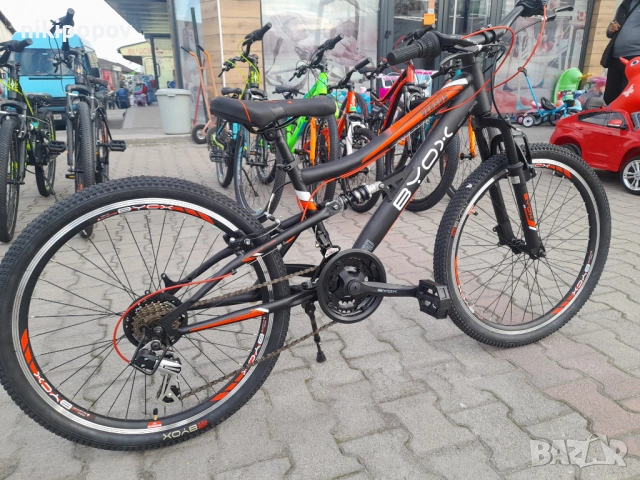 BYOX Велосипед 24" VERSUS черен.червен, снимка 5 - Велосипеди - 53848950
