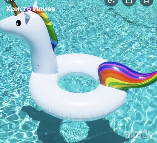 Надуваем пояс Еднорог голям размер, снимка 2 - Басейни и аксесоари - 49891853