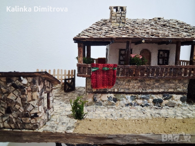 Макет на къща-изцяло ръчна изработка., снимка 4 - Декорация за дома - 51706224