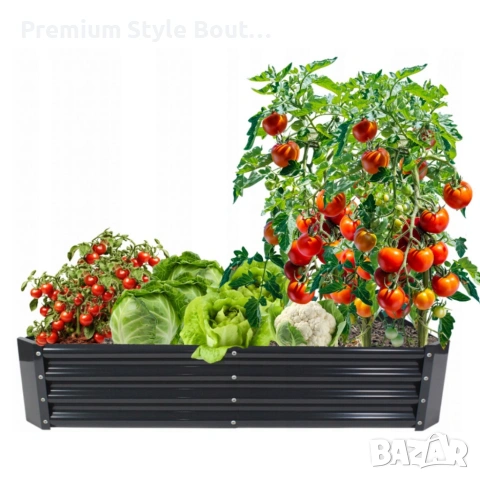 Леха за зеленчуци и цветя - елегантно решение за всяка градина - антрацит, снимка 8 - Други стоки за дома - 53592422