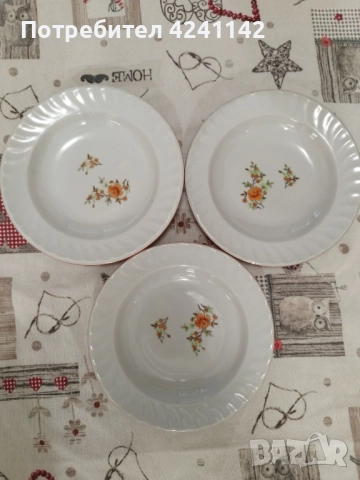 Три бели порцеланови сервиза за хранене, снимка 6 - Сервизи - 52593090