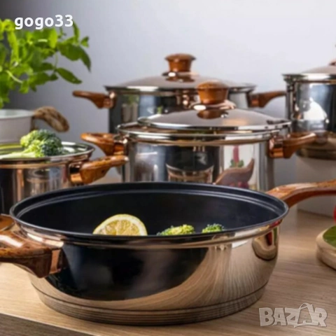 комплект тенджери + чопър