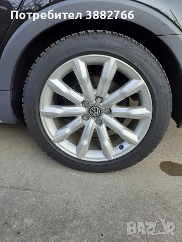 Оригинални джанти 5х112 18цола 8J ет.26 с зимни гуми NEXEN 245 45 18, снимка 6 - Гуми и джанти - 53503091