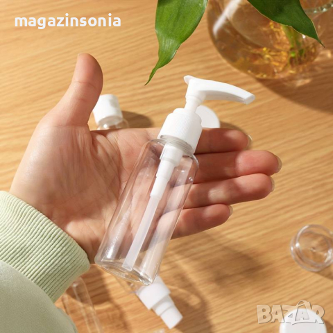 Travel bottles set//комплект от 5 броя мини контейнери за козметика, снимка 3 - Други - 44978391